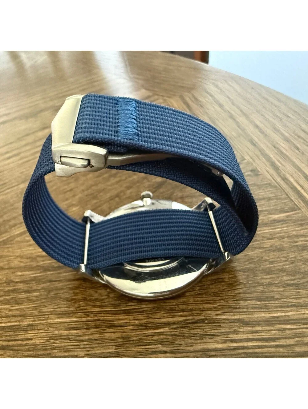 Fossil FS5304 The Minimalist Men's Blue Dial Quartz Watch New NATO Strap